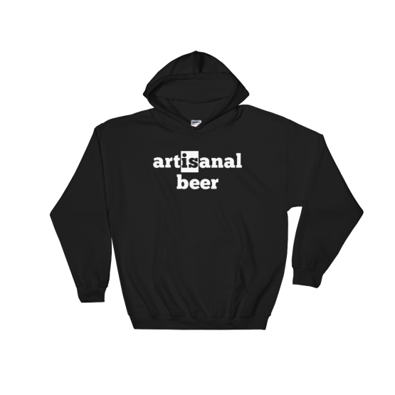 Artisanal Beer Heavy Blend Black Hooded Sweatshirt