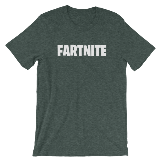 Fartnite Short Sleeve Jersey Green T-Shirt