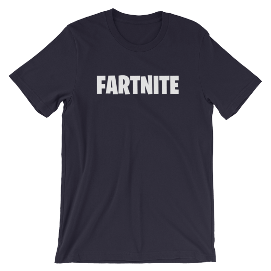 Fartnite Short Sleeve Jersey Navy T-Shirt