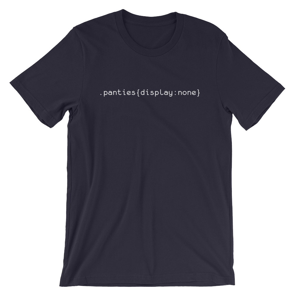 panties {display: none} T-Shirt