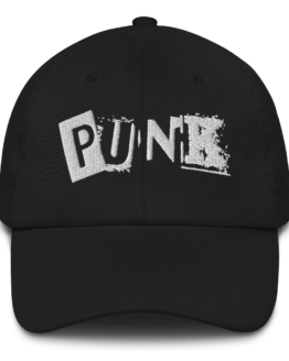 Embroidered Punk Dad hat Front