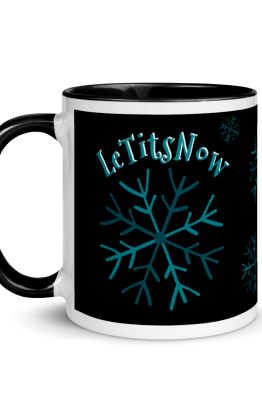 Le Tits Now Mug with Black Color Inside Front