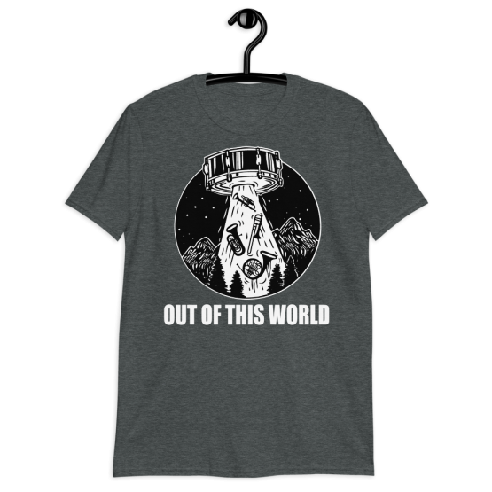 Out Of This World Short-Sleeve Unisex T-Shirt Heather Grey