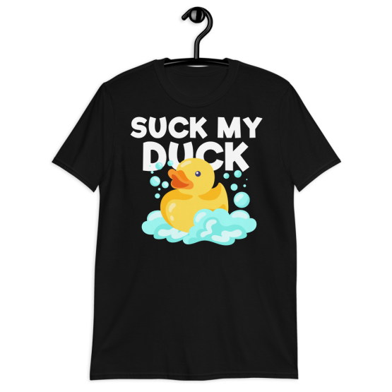 Suck My Duck Short-Sleeve Unisex T-Shirt Black