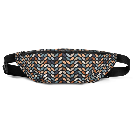 Retro Pattern Fanny Pack Front