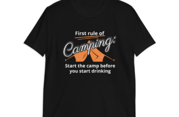 First Rule Of Camping Short-Sleeve Unisex T-Shirt