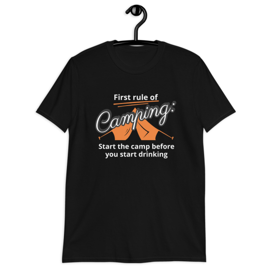 First Rule Of Camping Short-Sleeve Unisex T-Shirt