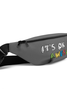 It's OK To Be Awesome Fanny Pack Side