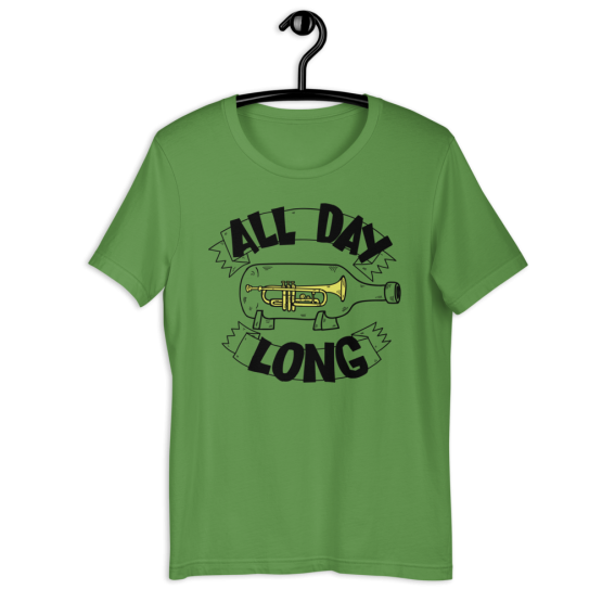 All Day Long Leaf Green Short-Sleeve Unisex T-Shirt