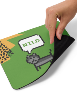 Wild 8 - Bit Cat Mouse pad detail1