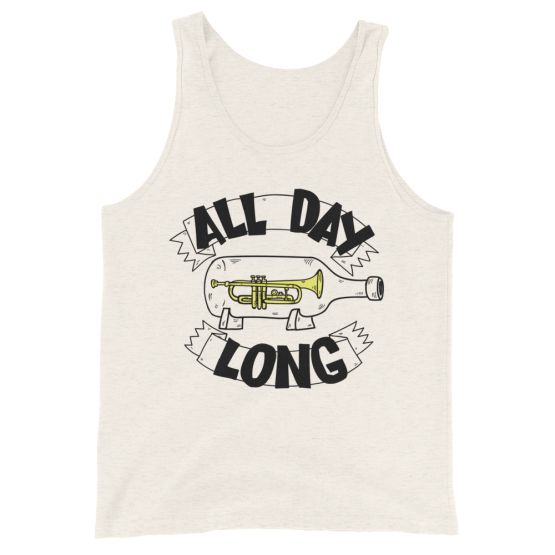 All Day Long Oatmeal Unisex Tank Top