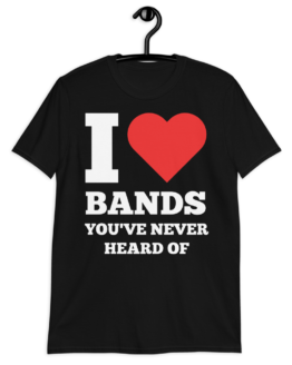 I Love Bands You've Never Heard Of T-Shirt
