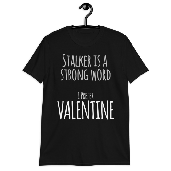 I Prefer Valentine Black T-Shirt