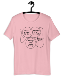 Things I Do Unisex Pink T-Shirt