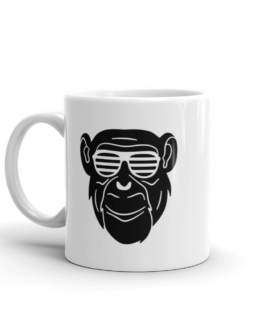 Drink Coffee And Ignore Stuff | Funny Coffee Mug Monkey