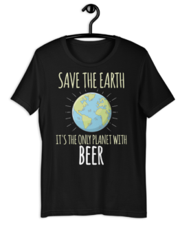 Save The Earth Black T-Shirt