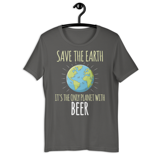 Save The Earth Grey T-Shirt