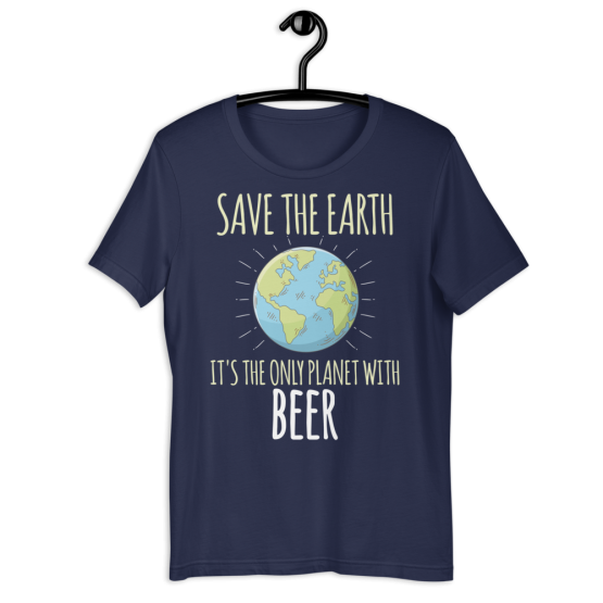 Save The Earth Navy T-Shirt