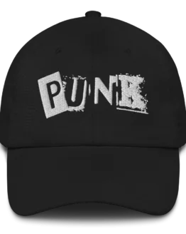 Embroidered Punk Dad hat Front