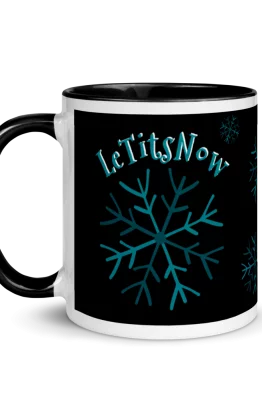 Le Tits Now Mug with Black Color Inside Front
