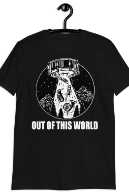 Out Of This World Short-Sleeve Unisex T-Shirt Black