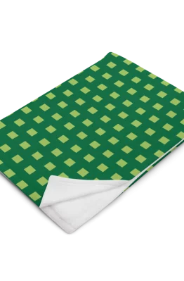 Retro 8 - BIT Throw Blanket folded