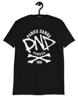 Panku Banda PND PRDGVA 1998 Short-Sleeve Unisex Black T-Shirt