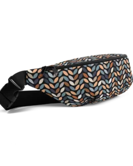 Retro Pattern Fanny Pack Side