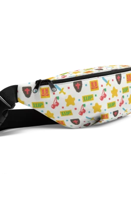 8 Bit Gamer Fanny Pack Side