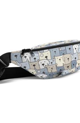 Charming Puppies Fanny Pack Side