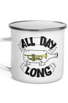 All Day Long Enamel Mug